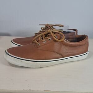 Sperry Men's Striper CVO Brown Leather Casual Shoe SIze 11.5